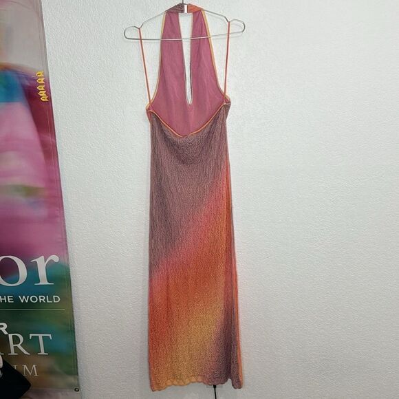 NWT Jonathan SIMKHAI Felly Dress Color: Azalea Ombre Large Revolve - Picture 7 of 16